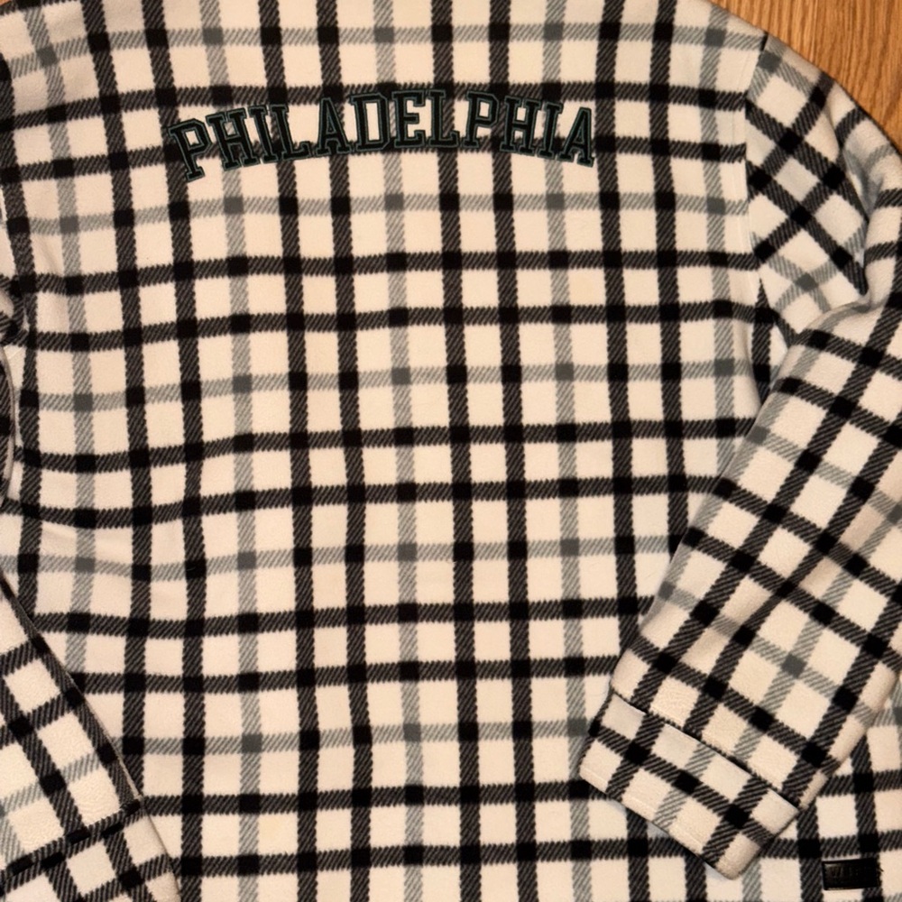 Plaid Button-Up Jacket - Picture 4 of 6